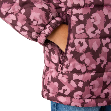 Kinder Winterjacke Regatta Lofthouse Fig/Violet Leopard