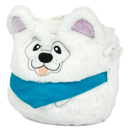 Kreidebeutel YY VERTICAL Chalk Bag Animal weiß Samoyed