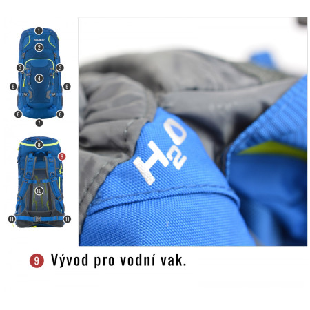 Rucksack Husky Sloper 45 L