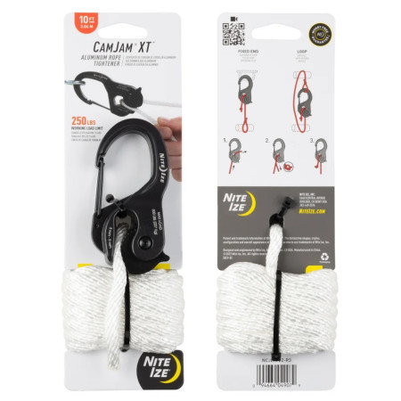 Hilfskarabiner Nite Ize CamJam XT Large Aluminium Cord Tightener
