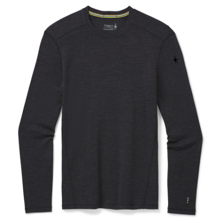 Herren-Funktionsshirt Smartwool M Classic Thermal Merino Base Layer Crew Boxed 2022 dunkelgrau charcoal heather