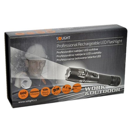 Aufladbare Taschenlampe Solight T6 XML Cree LED