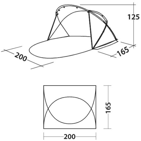 Strandzelt Easy Camp Shell