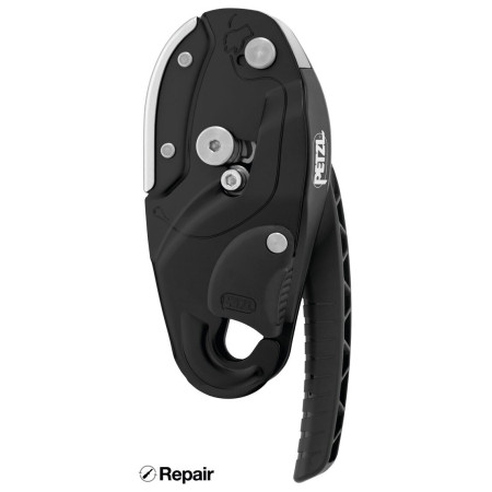 Bremse Petzl Rig Repairable schwarz Black