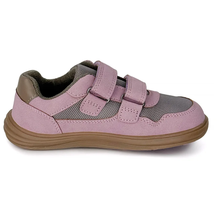 Dětské celoroční barefoot boty Bugga Safi Pink rosa růžová