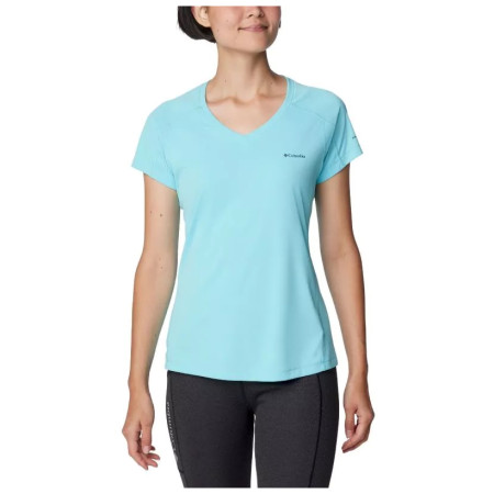 Damen-T-Shirt Columbia Zero Rules™ Short Sleeve Shirt blau Aquamarine