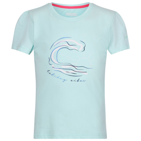 Kinder-T-Shirt Regatta Bosley VII hellblau Bleached Aqua