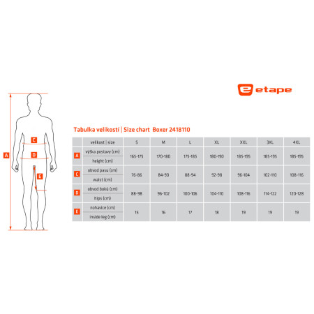 Herren-Radhose Etape Boxer