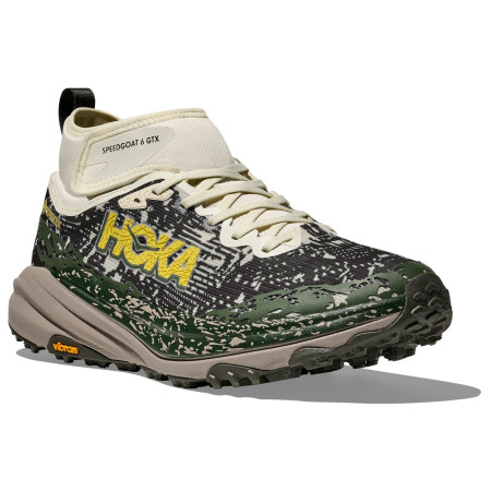 Herrenschuhe Hoka M Speedgoat 6 Mid Gtx schwarz/grau Truffle Salt / Cement