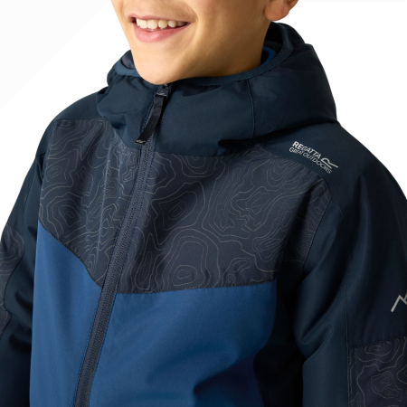 Kinder Winterjacke Regatta Illuma Reflective Jacket Navy/Aviator Blue