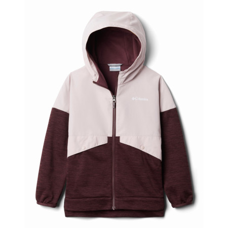 Kinder-Sweatshirt Columbia Out-Shield™ Dry Fleece Full Zip rosa/lila MineralPinkMalbecHeather