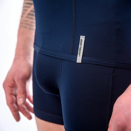 Herren-T-Shirt Sensor Coolmax Tech Deep Blue