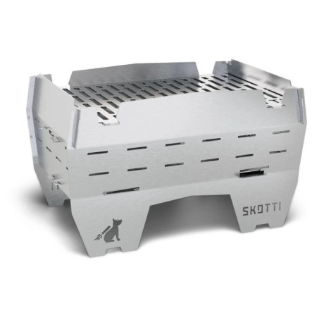 Faltgrill SKOTTI Grill Mini silber ocelová