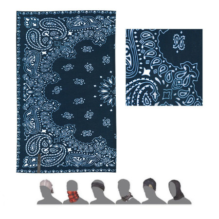 Multifunktionstuch Sensor Tube Ornament blau Blue