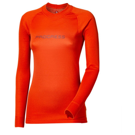Damen-Funktionsshirt Progress DF NDRZ PRINT orange TmMeruy/Cinnamon