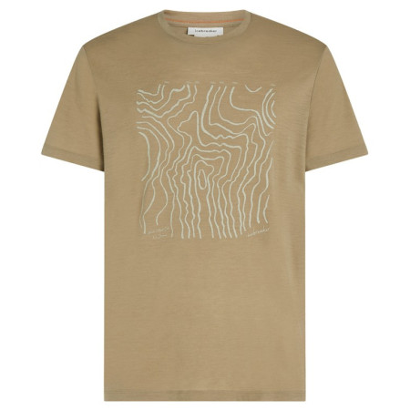 Herren-Funktionsshirt Icebreaker M 150 Tech Lite SS Tee Great Heights hellbraun Cumin