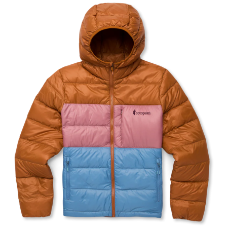 Damen Daunenjacke Cotopaxi W'S Fuego Max Down Hooded Jacket braun/blau Sienna and Fjord