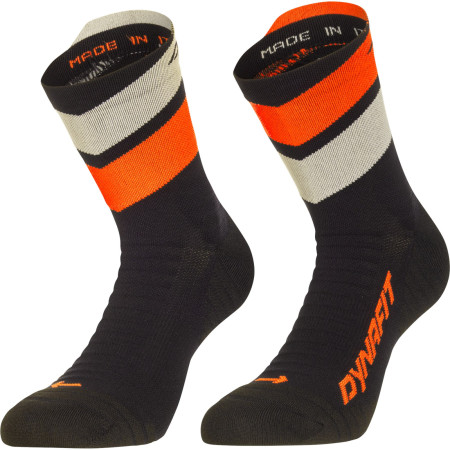 Socken Dynafit Ultra Mid Sk schwarz/orange black out ULTRA ORANGE/4220