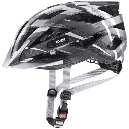 Fahrradhelm Uvex Air Wing Cc schwarz/silber BlackSilverMat