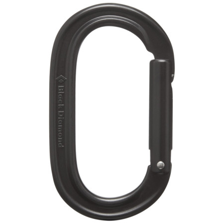 Karabiner Black Diamond Oval Keylock schwarz Black