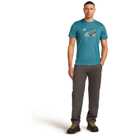 Herren T-Shirt Icebreaker Men Merino 150 Tech Lite SS Tee In The Wild