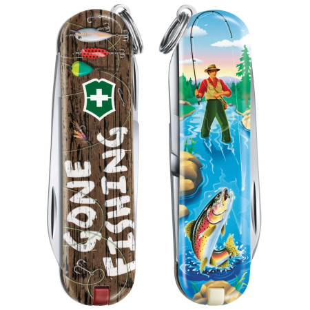 Taschenmesser Victorinox Classic LE Gone Fishing blau GoneFishing