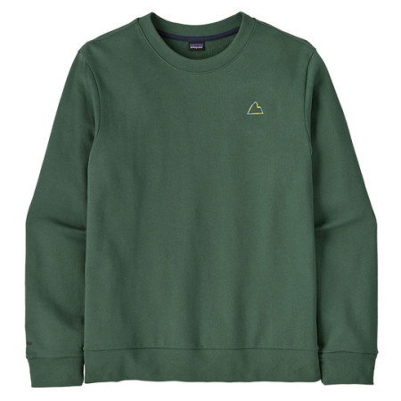 Herren-Sweatshirt Patagonia M's Fitz Roy Massif Daily Crew grün Canopy Green