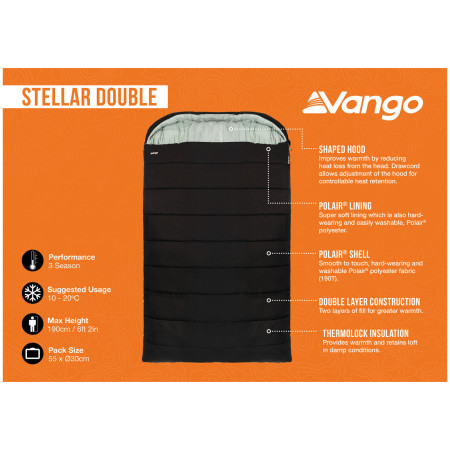 Schlafsack Vango Stellar Double