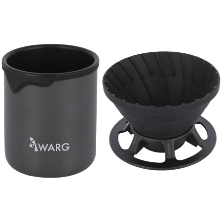 Kaffee-Set Warg Kofein & Duo 2in1 Cups Set schwarz black