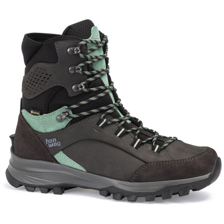 Damenschuhe Hanwag Banks Snow Lady GTX grau/grün Asphalt/Mint