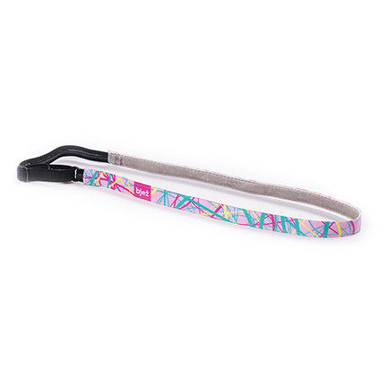 Stirnband Bjež stylová 10 mm rosa/blau