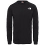 Herren-T-Shirt The North Face Simple Dome Tee Long Sleeve schwarz TnfBlack