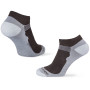 Socken Zulu Merino Summer M grau/braun