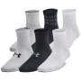 Kindersocken Under Armour Yth UA Essential 6Pk Qtr Black
