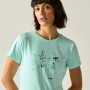 Damen-T-Shirt Regatta Womens Fingal Stretch