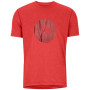 Herren-T-Shirt Marmot Transporter Tee SS rot VictoryRedHeather