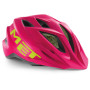 Fahrradhelm MET Crackerjack youth rosa/grün