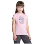 Kinder-T-Shirt Kilpi Malga rubinfarbe light pink