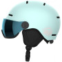 Kinder Skihelm Salomon Orka Visor hellblau Bleached Aqua