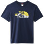 Herren-T-Shirt The North Face Mountain Line Tee - Eu hellblau Summit Navy