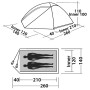 Wanderzelt Easy Camp Meteor 200