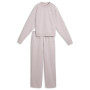 Tepláková souprava Puma Loungewear Standard Sweat Suitt FL rosa Misty Pink