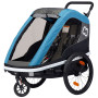 Fahrradanhänger Hamax Avenida twin blau Petrol
