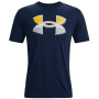 Herren-T-Shirt Under Armour Big Logo 2.0 SS blau Academy / / Black