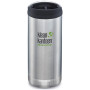 Thermoflasche Klean Kanteen TK Wide 12oz silber Brushed Stainless