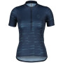 Damen-Radtrikot Scott Endurance 20 SS dunkelblau dark blue/metal blue