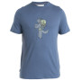 Herren-T-Shirt Icebreaker Men Merino 150 Tech Lite III SS Tee Tech Head blau Dawn