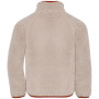 Kinder-Sweatshirt Didriksons Gibbs Kids Fullzip 2 Beach Beige/Rust
