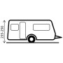 Vordach Brunner Skia 400 Aerocampin