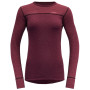 Damen-Funktionsshirt Devold Kvitegga Woman Shirt weinfarbe Port